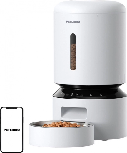 Automatic Pet Feeder Petlibro Granary WiFi 5L White
