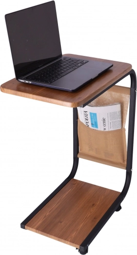 Стабилна конструкция и стилно тъмно дърво