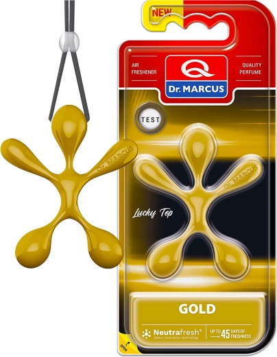 Dr. Marcus Lucky Top Gold освежител за въздух за автомобил