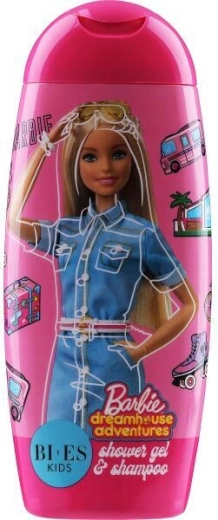 Barbie Dreamhouse душ гел и шампоан 2в1 за деца 250 мл