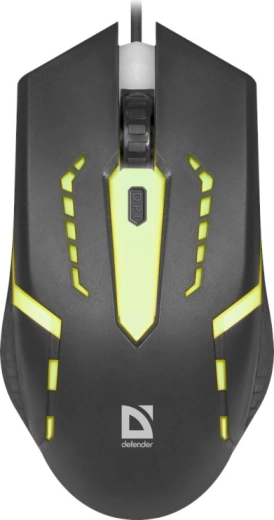 Жична геймърска мишка DEFENDER Flash MB-600L със 7-цветна подсветка