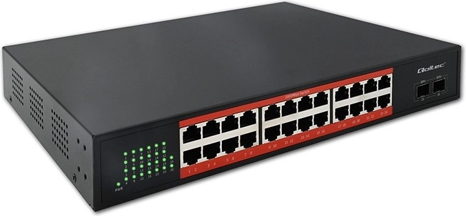 Гигабитов мрежов суич 24× RJ45 и 2× SFP 1 Gb/s