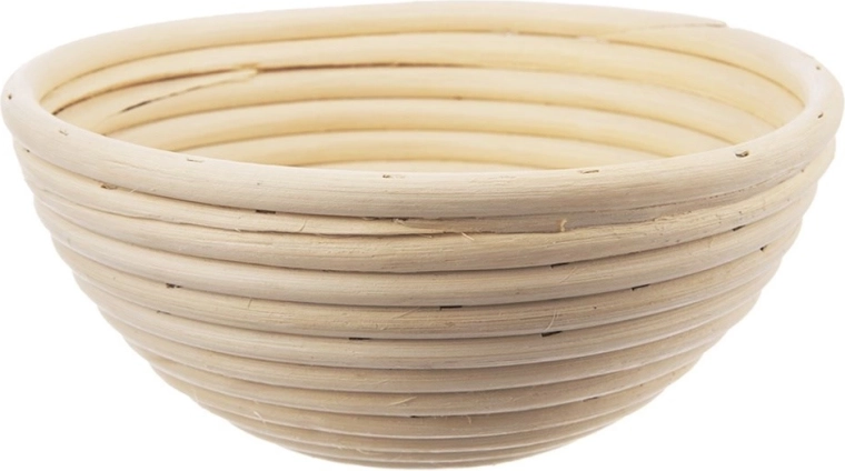 Rattan proofing basket for bread 0.7 kg, round 19 cm