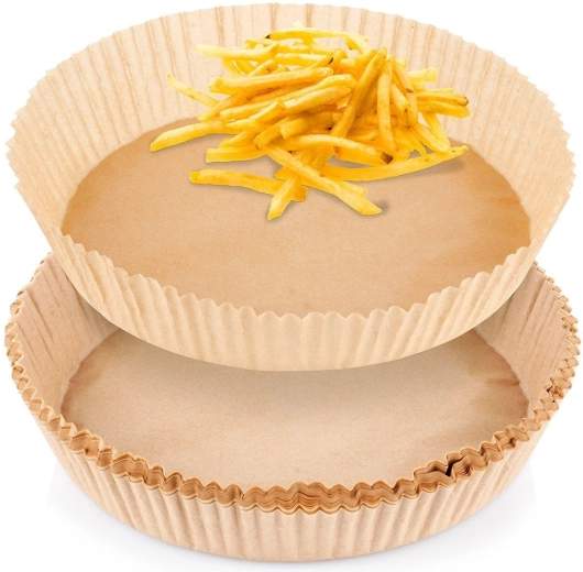 Paper liners for air fryer, round 20 cm, 50 pcs