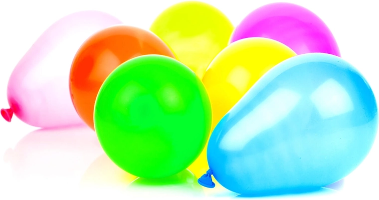 Neon inflatable balloons 25.3 cm (6 pcs) MY PARTY