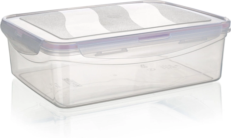 Hermetic container LARA 4.4 l rectangular plastic