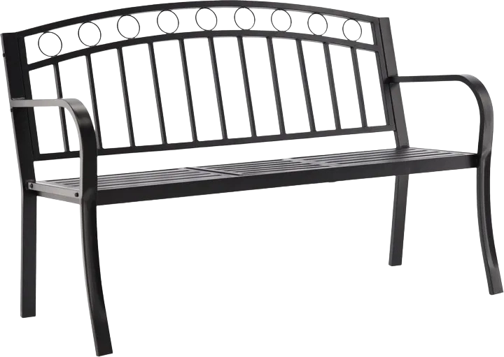 Sturdy steel frame for outdoor use