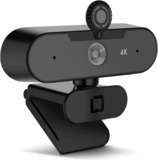 4K Resolution Webcam Black