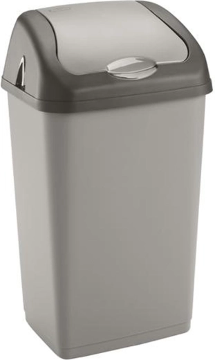 HEIDRUN 18 L Plastic Swing-Top Trash Bin