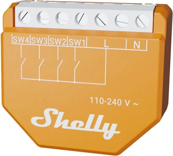 Shelly Wave i4 LR smart Z-Wave input module