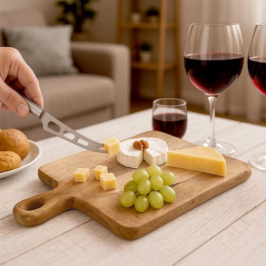 Serving tip for convenient plating