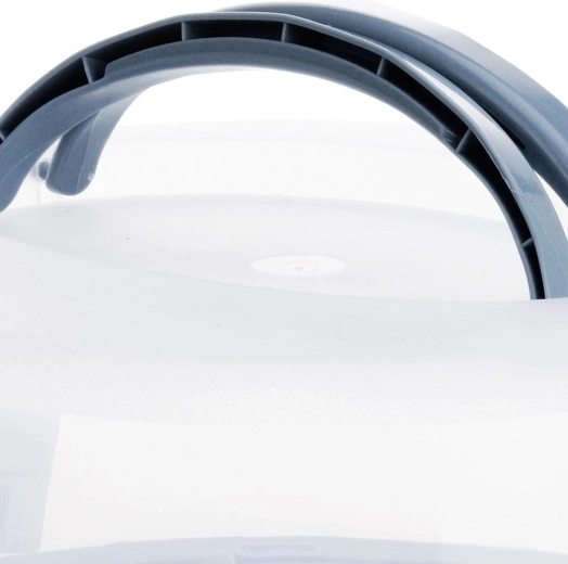 Прозрачен куполен капак със сгъваща се дръжка