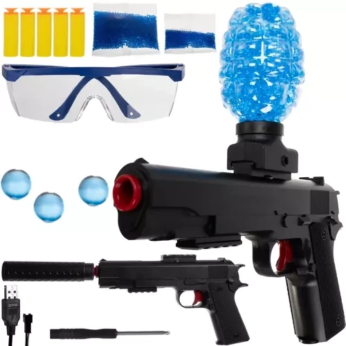 Kruzzel electric gel blaster – gel ball and foam dart gun - 1 piece