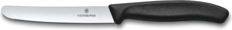 Victorinox Swiss Classic kitchen knife for fruit and vegetables 11 cm, black