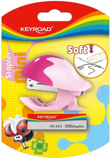Keyroad Mini Stapler Pink