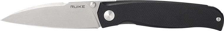 Ruike M662-TZ джобен нож 7,4 см, черен/сив, G10 и титан