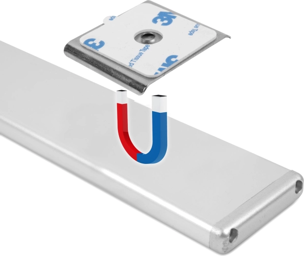 Magnetic mounting without complicated installation