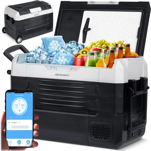 BERDSEN Icemax 400 compressor car fridge 40 L – black-grey