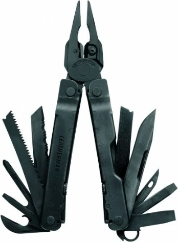 Leatherman Super Tool 300 Black multi-tool with 19 functions