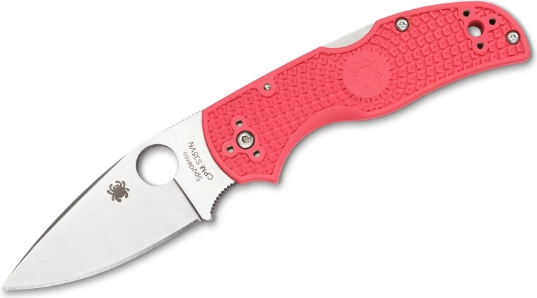 Spyderco Native 5 pink pocket knife 7.5 cm FRN, satin