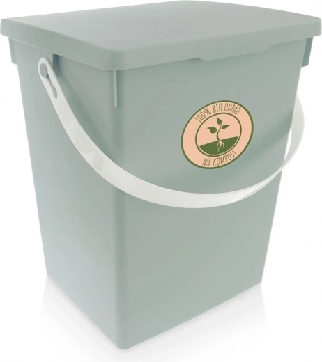 Universal lockable bin and container for pods, pet food and powder 5.5 L – green