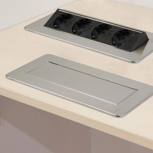 Elegantly hidden in the worktop