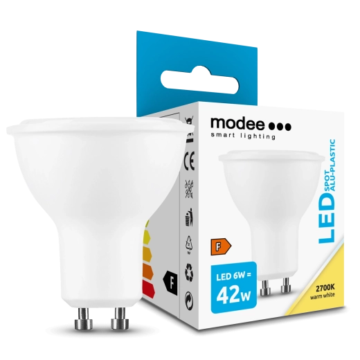 LED bulb GU10 6W 550 lm warm white MODEE LIGHTING