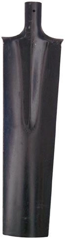 Forged trenching spade without handle, black