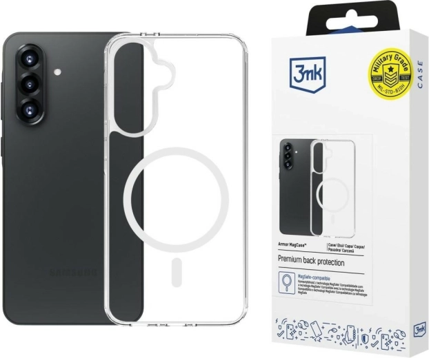 3mk Armor MagCase transparent case for Samsung A27 5G