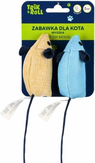 Играчка за котка мишка (2 бр.)