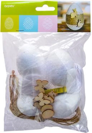 Decorative creative set rustic eggs