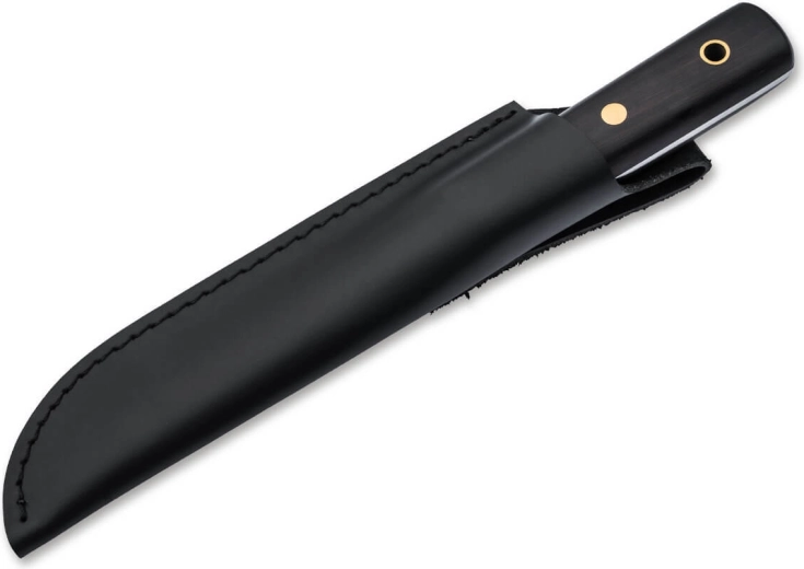 Leather sheath for safe storage and carry