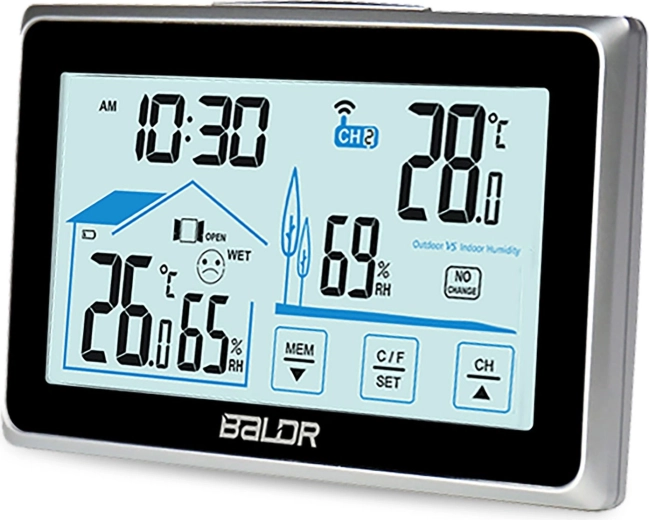 Temperature and humidity on one display