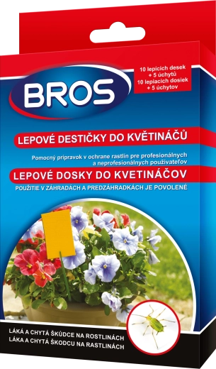 BROS лепливи плоскости за саксии 10 бр.