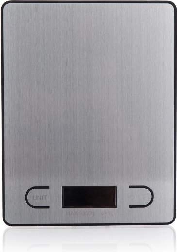 AKCENT digital kitchen scale in stainless steel 5 kg