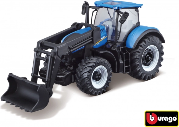 Bburago Farmland New Holland T7.315 HD с преден товарач 10 см