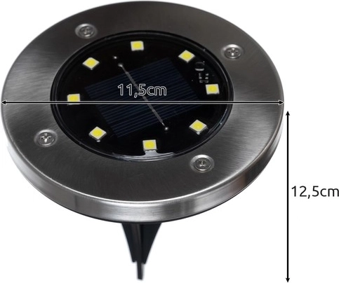 Compact dimensions for in-ground lighting