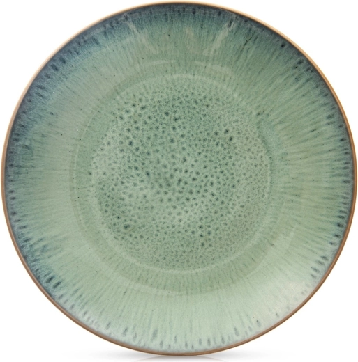 Ceramic shallow plate Glaze 27 cm – green reactive glaze