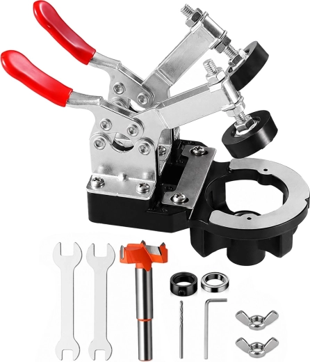 Drilling Jig for Furniture Hinge Holes Renew Force