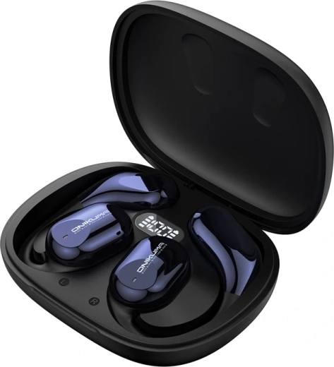 Charging case with LED display
