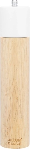 Wooden spice grinder, white, 5.5 × 26.5 cm