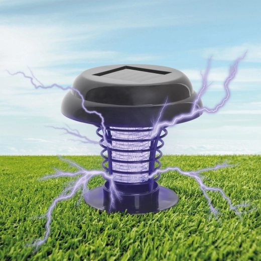 Solar Insect Trap with Ground Stake, Black