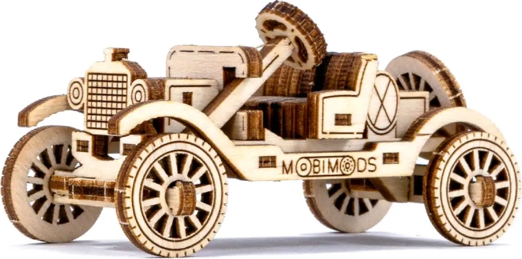 Дървен 3D пъзел – ретро автомобил FORD Model T