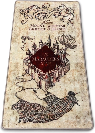 Изтривалка Harry Potter Мародерската карта 76 × 133 см