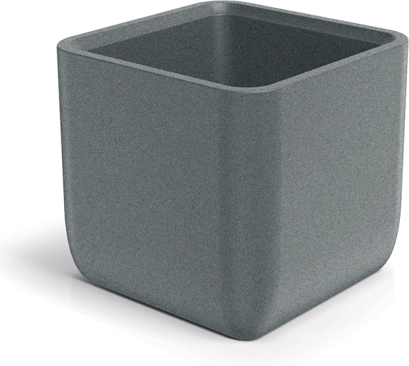Molta Square Planter granite grey 48 × 48 × 39 cm