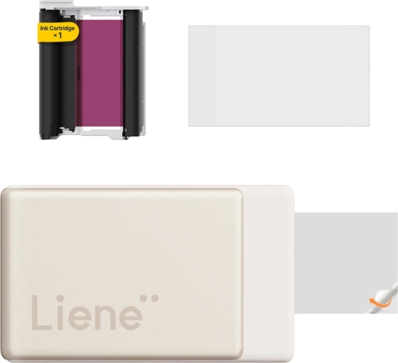 Liene Pearl N200 Pro portable photo printer 2×3" gold