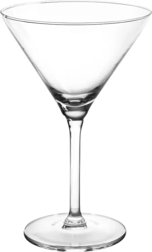 Diamond set of 6 martini glasses 260 ml