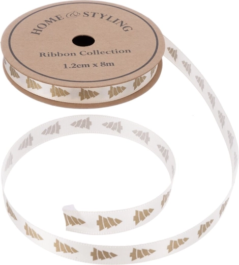 Gold Christmas motif for festive wrapping