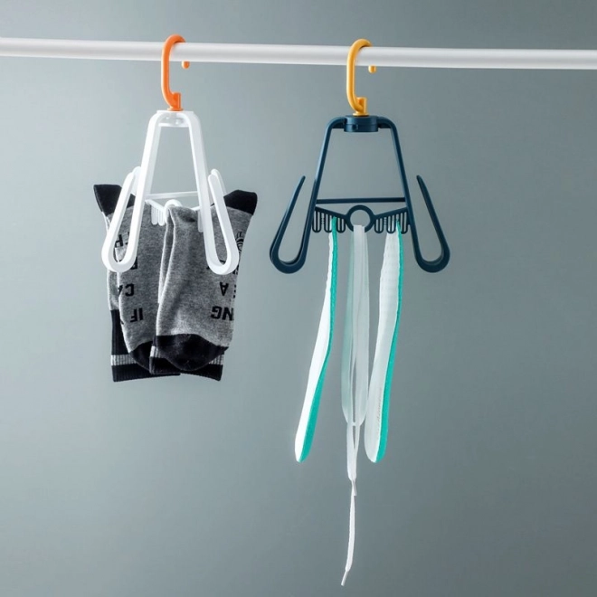 Double Shoe Drying Rack - Blue