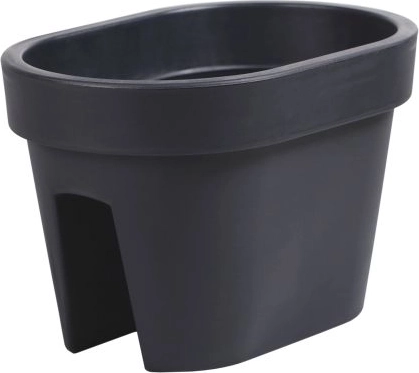 LOFLY Railing Planter for Railings 39.6 cm anthracite